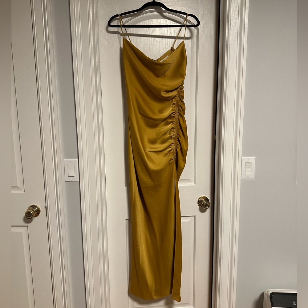 NWT BHLDN Gold Dress US size 4
